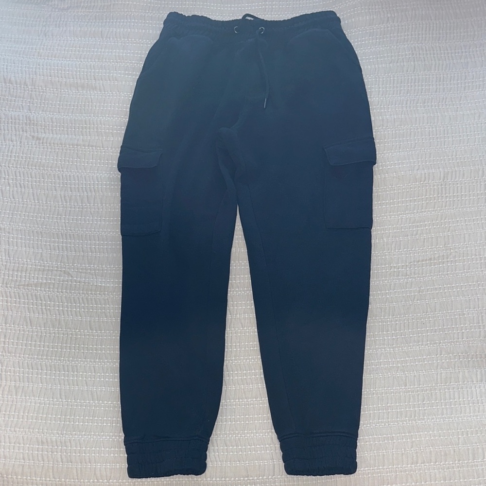 Women’s Navy Blue  Cargo Jogger Pants